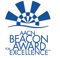 The American Association of Critical-Care Nurses Beacon Award for Excellence logo